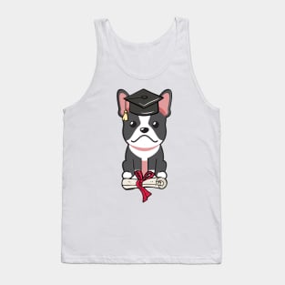 Funny dog is graduating Tank Top